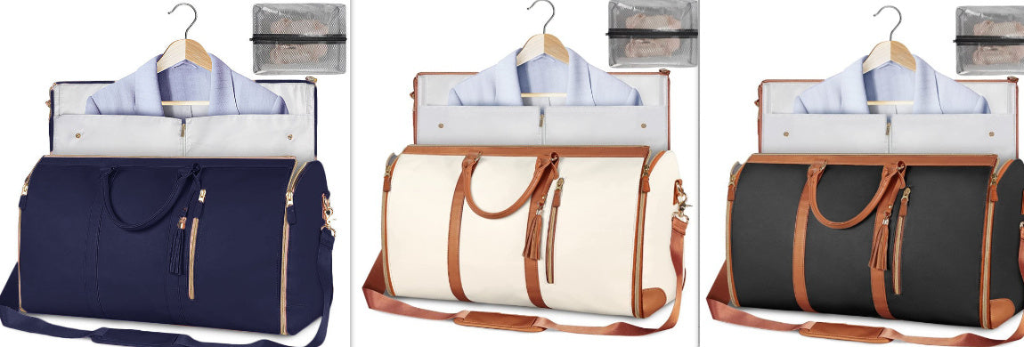 Large Capacity Travel Duffle Bag – Women’s Handbag, Folding Suit Bag, Waterproof Tote