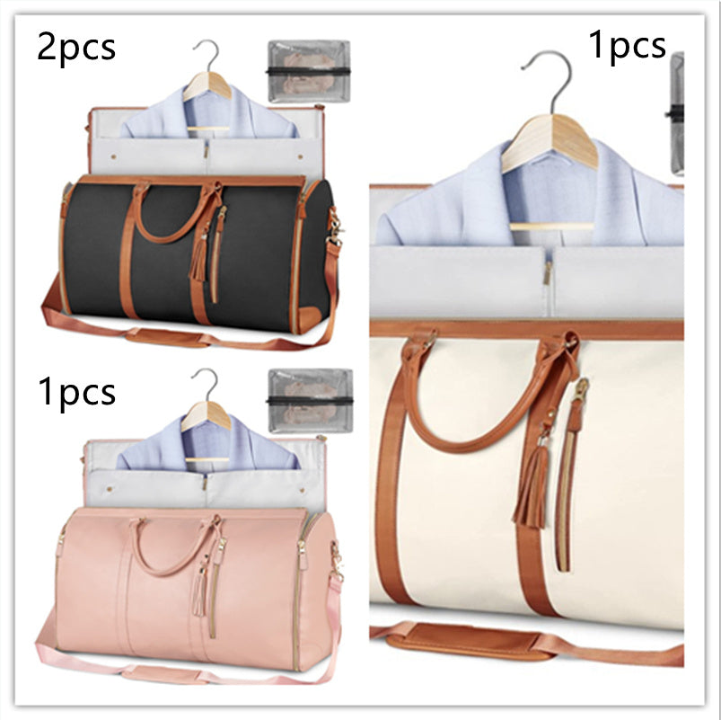 Large Capacity Travel Duffle Bag – Women’s Handbag, Folding Suit Bag, Waterproof Tote