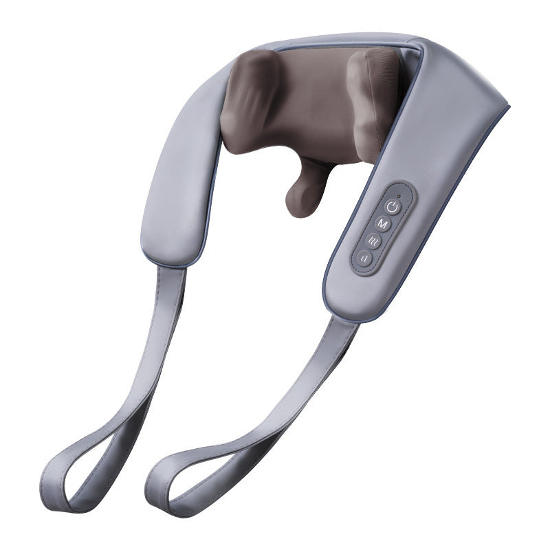 Deep kneading massager for full body relaxation relieves tension in neck shoulders back and trapezius muscles