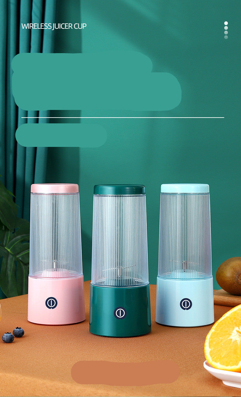 Rechargeable Portable Juicer Cup – Small Fruit Juice Blender for Smoothies and Shakes