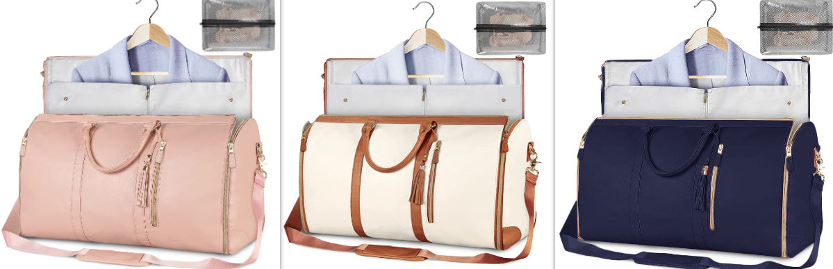 Large Capacity Travel Duffle Bag – Women’s Handbag, Folding Suit Bag, Waterproof Tote