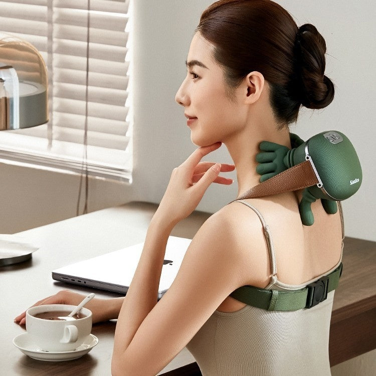 Electric Wireless Neck and Shoulder Massager – Back and Muscle Kneading Massage Shawl for Pain Relief and Relaxation
