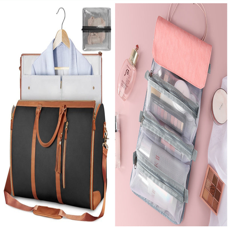Large Capacity Travel Duffle Bag – Women’s Handbag, Folding Suit Bag, Waterproof Tote