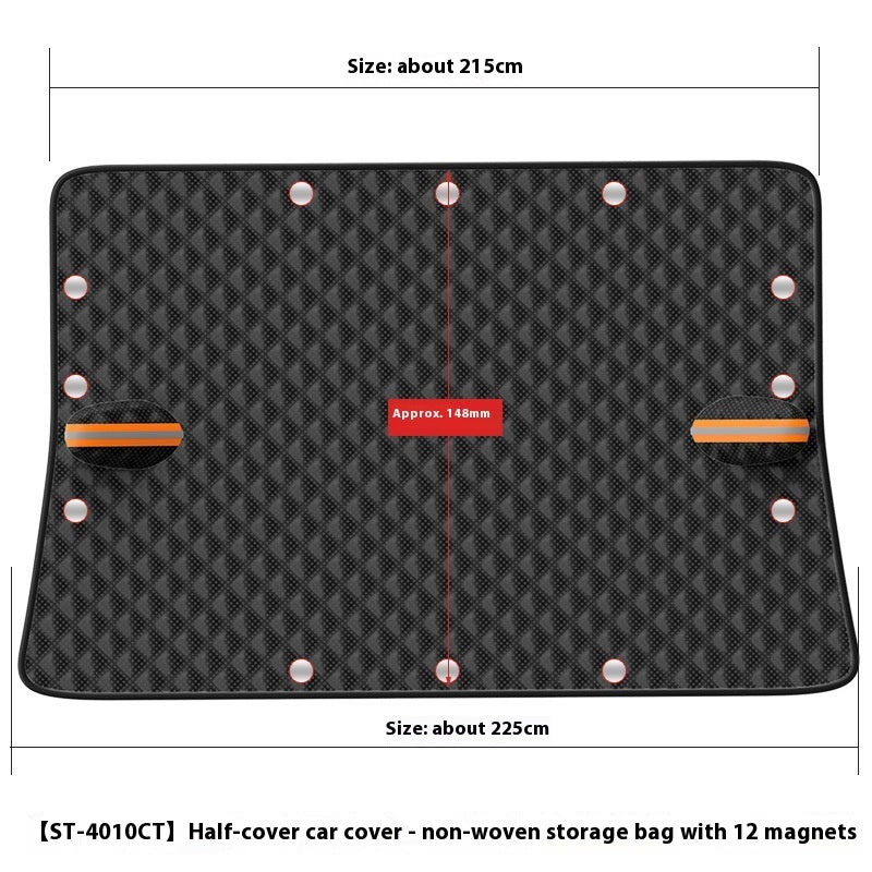 Premium XL Car Snow Protective Windshield Cover – 6-Layer Magnetic Suction, Anti-Freezing Winter Protection