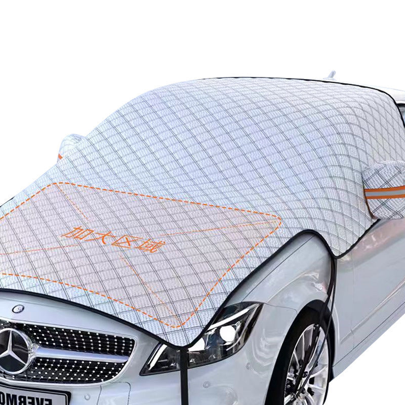 All-Weather Car Windshield Snow Cover – Heavy-Duty Fabric, Anti-Ice & Sun Protection