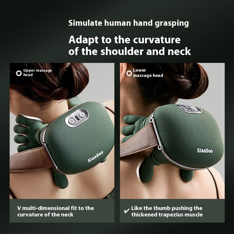 Electric Wireless Neck and Shoulder Massager – Back and Muscle Kneading Massage Shawl for Pain Relief and Relaxation