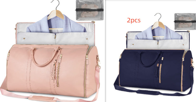 Large Capacity Travel Duffle Bag – Women’s Handbag, Folding Suit Bag, Waterproof Tote