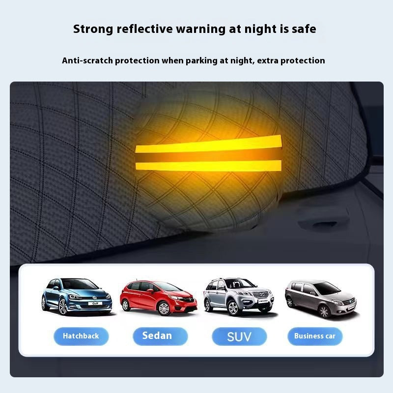 All-Weather Car Windshield Snow Cover – Heavy-Duty Fabric, Anti-Ice & Sun Protection