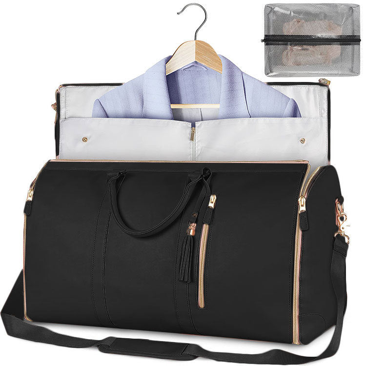 Large Capacity Travel Duffle Bag – Women’s Handbag, Folding Suit Bag, Waterproof Tote