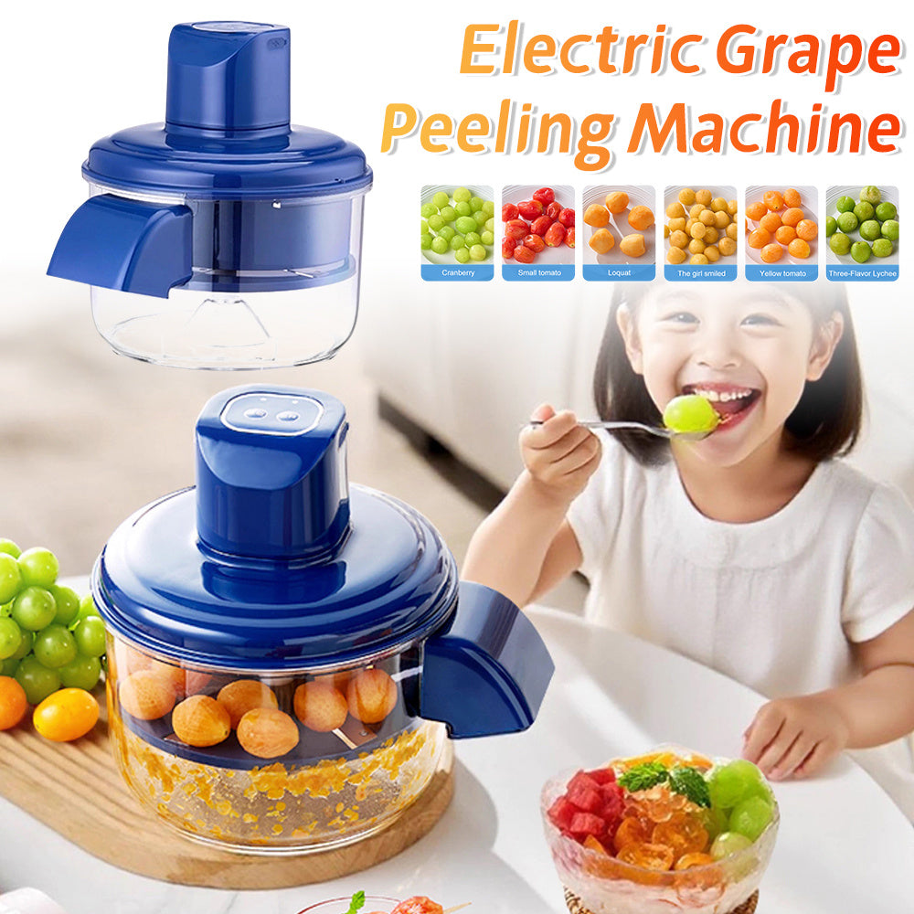 Automatic Electric Grape Peeler – Rechargeable Hands-Free Fruit Peeling Machine for Home Kitchen