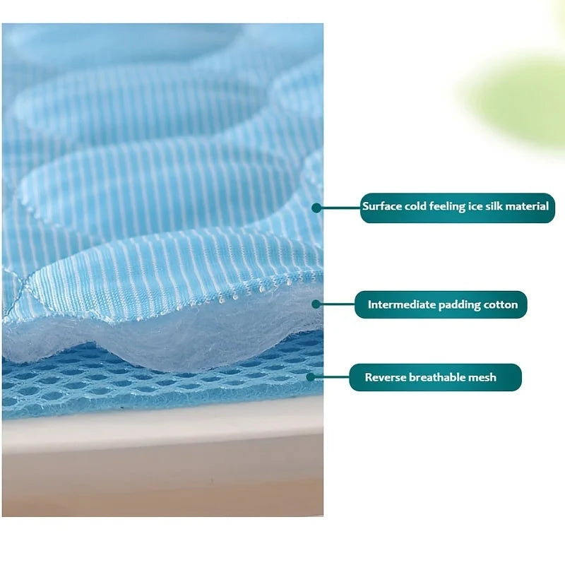 Extra Large Dog Cooling Mat – Summer Cold Bed for Small & Large Dogs, Cats, and Pets