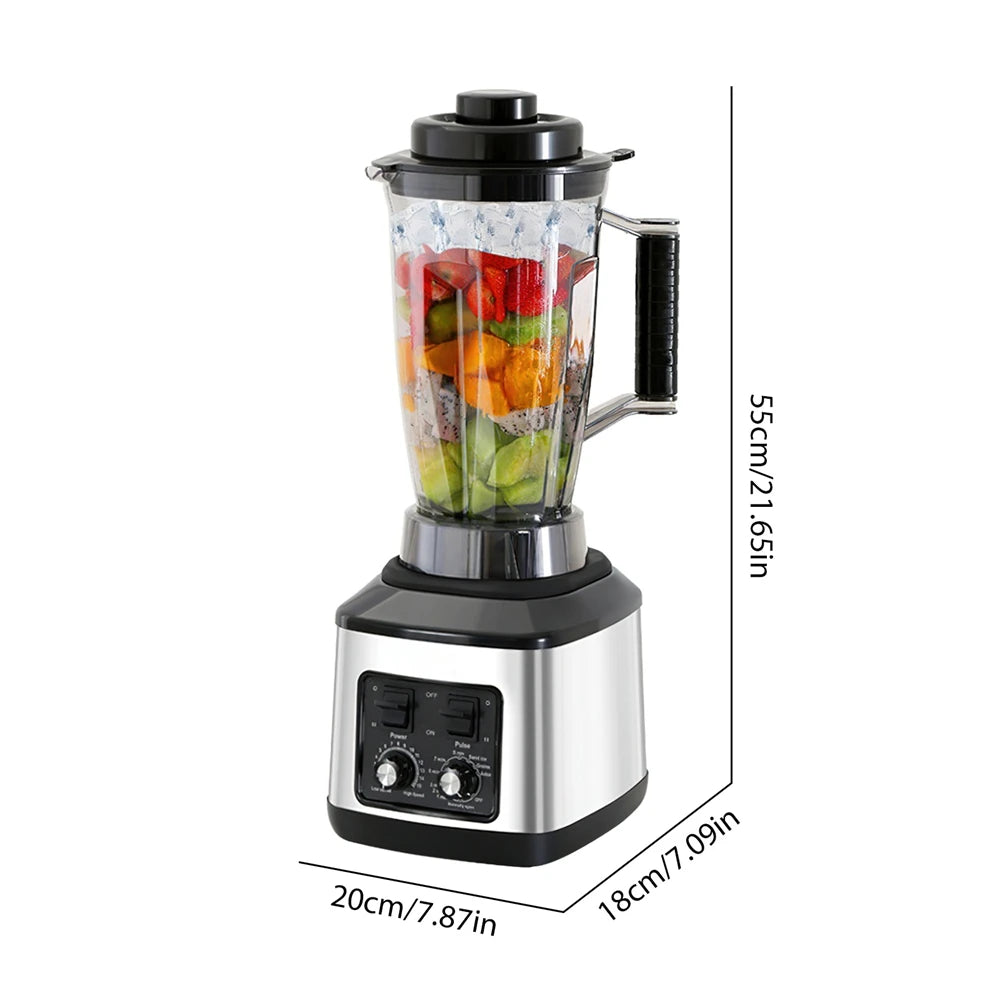 3-in-1 Electric Blender 9500W – Multifunction Juicer, Smoothie Maker and Food Processor with 3L, 1.5L and 0.5L Containers