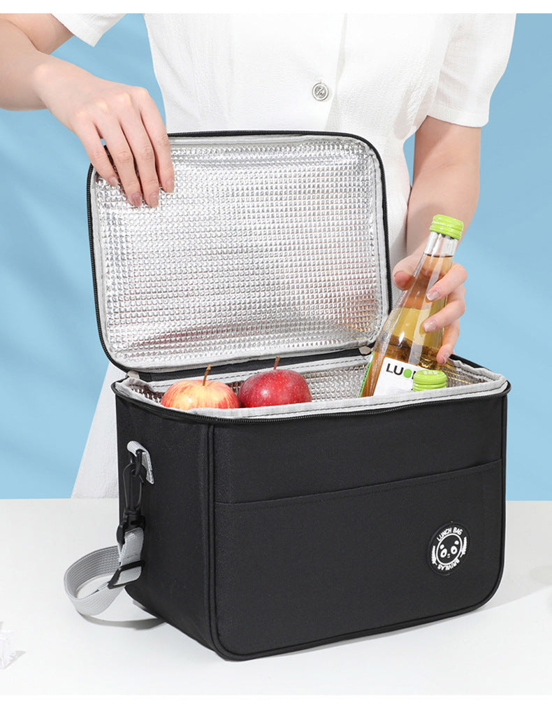Thermal Insulated Lunch Bag – Waterproof, Thickened, Large Capacity with Adjustable Strap