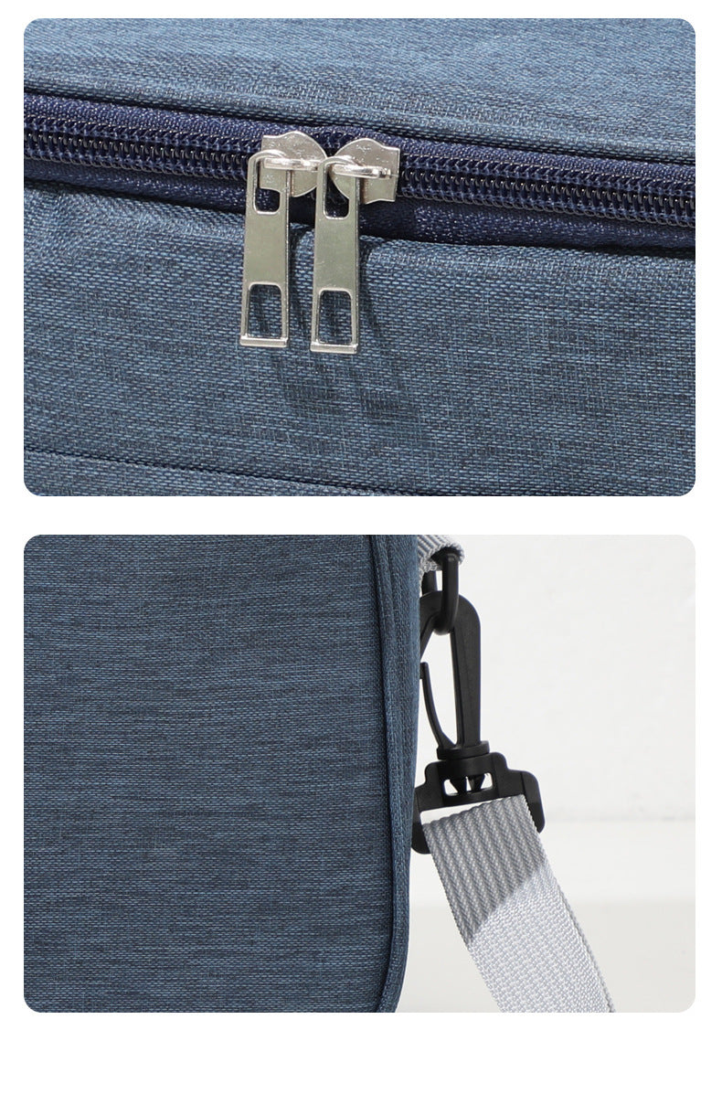 Thermal Insulated Lunch Bag – Waterproof, Thickened, Large Capacity with Adjustable Strap