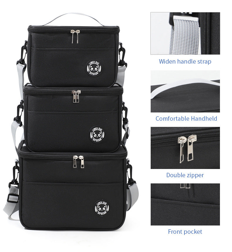 Thermal Insulated Lunch Bag – Waterproof, Thickened, Large Capacity with Adjustable Strap
