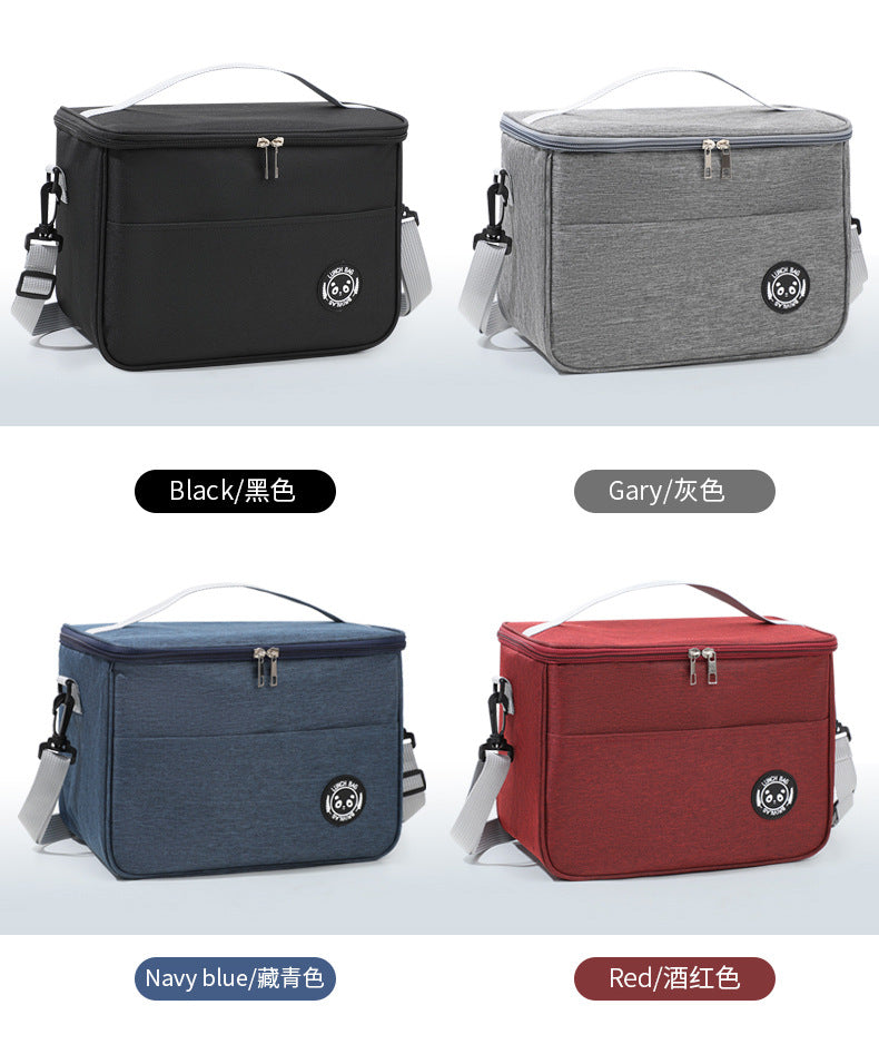 Thermal Insulated Lunch Bag – Waterproof, Thickened, Large Capacity with Adjustable Strap