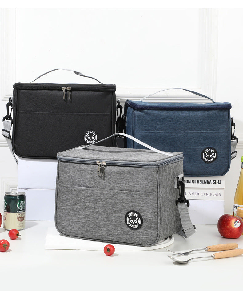 Thermal Insulated Lunch Bag – Waterproof, Thickened, Large Capacity with Adjustable Strap