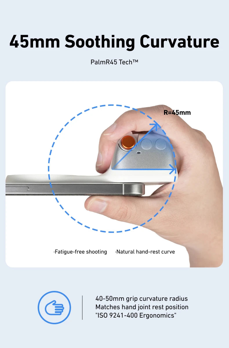 TELESIN Magnetic Phone Camera Grip with Remote – Shooting Handle for iPhone, Huawei & Samsung