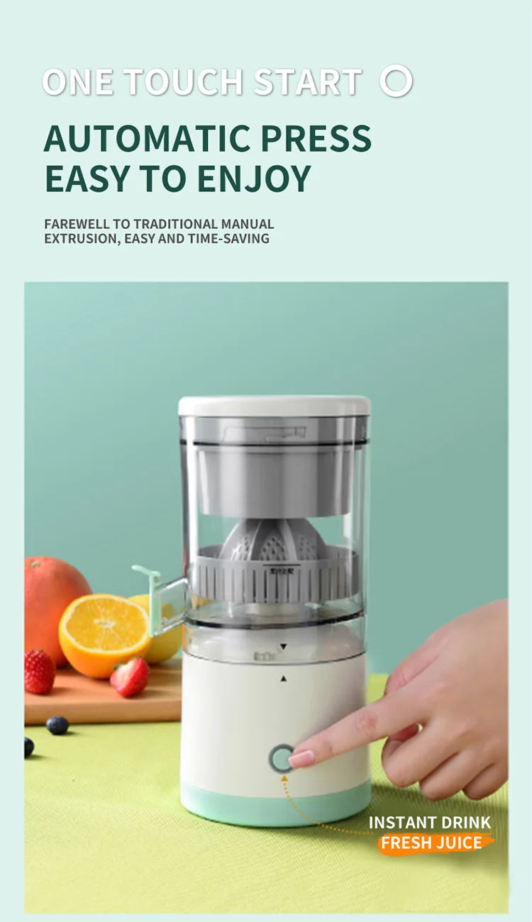 Fully Automatic Fruit Juicer Portable Household Juice Machine with Residue Separation