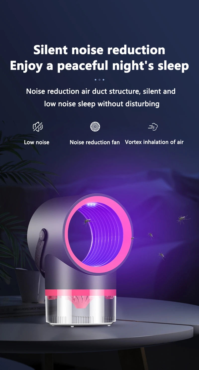 Ion Purification Mosquito Killer Lamp – Portable Mini USB Rechargeable