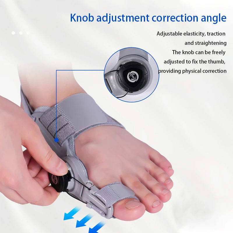 Bunion Corrector – Adjustable Toe Separator & Straightener for Hallux Valgus Relief (Unisex)