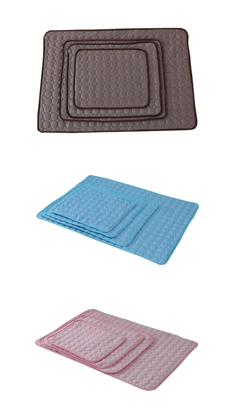 Extra Large Dog Cooling Mat – Summer Cold Bed for Small & Large Dogs, Cats, and Pets