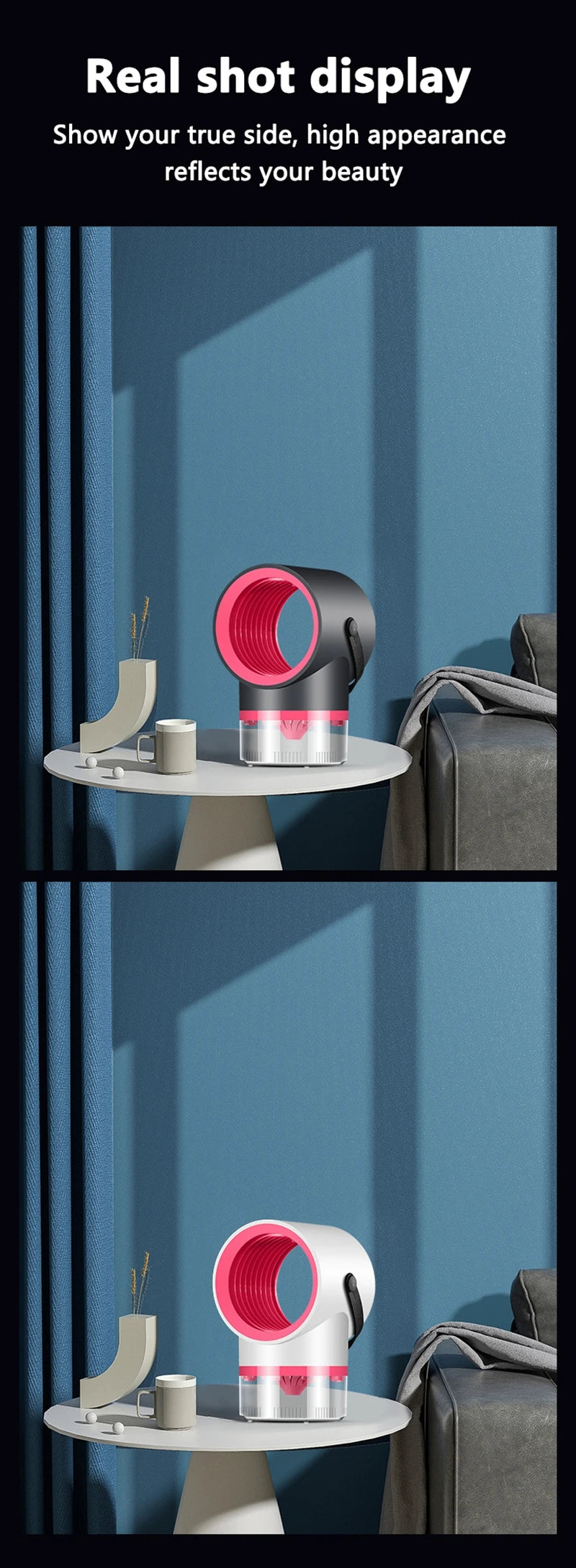 Ion Purification Mosquito Killer Lamp – Portable Mini USB Rechargeable
