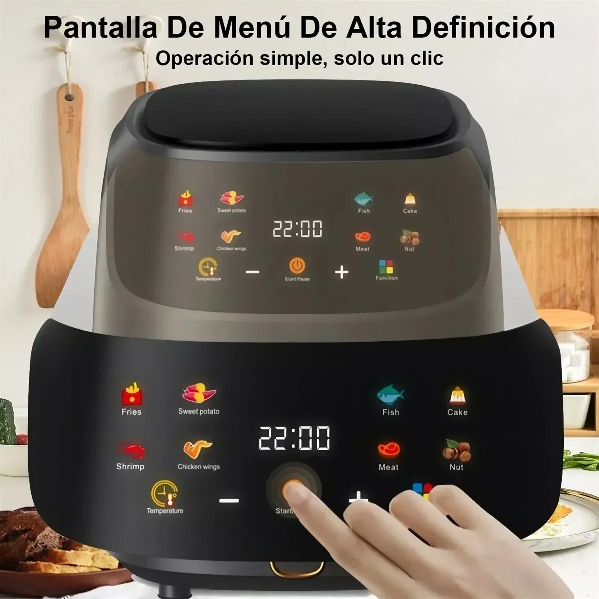8L Digital Air Fryer – Touch Control, Healthy Cooking