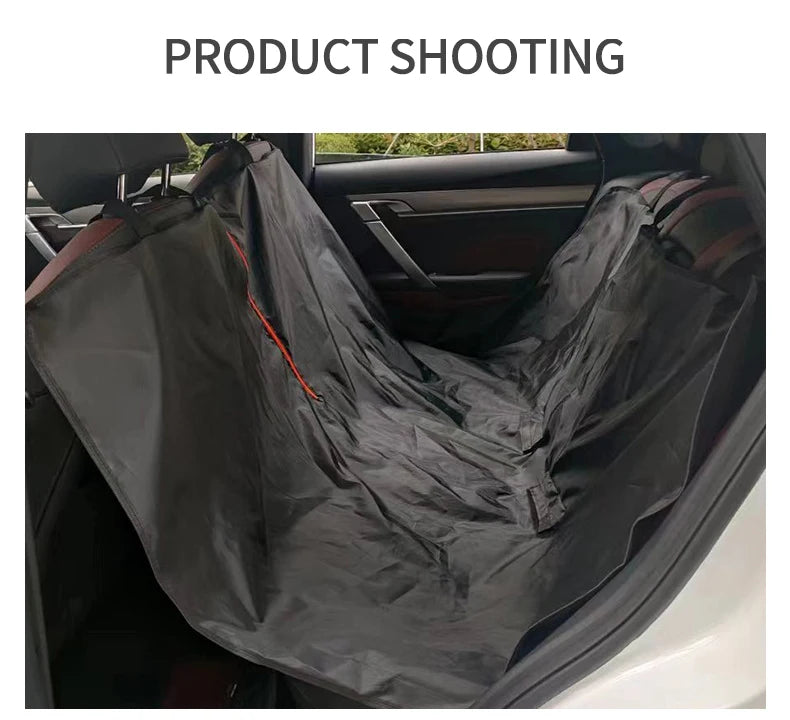 Dog Car Seat Cover for Back Seat – Oxford Cloth Durable Scratchproof Hammock and Pet Seat Protector for Cars, Trucks and SUVs