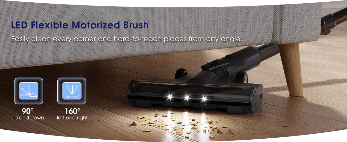 M243 Wireless Floor Vacuum – 25kPa Powerful Suction