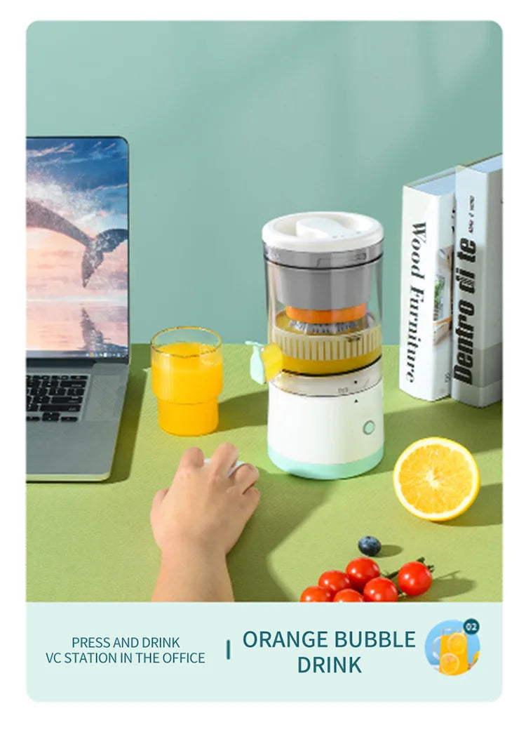 Fully Automatic Fruit Juicer Portable Household Juice Machine with Residue Separation