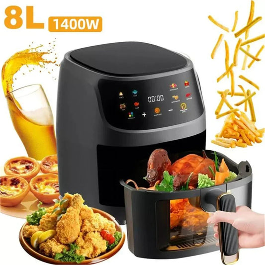 8L Digital Air Fryer – Touch Control, Healthy Cooking
