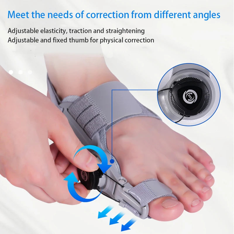 Bunion Corrector – Adjustable Toe Separator & Straightener for Hallux Valgus Relief (Unisex)