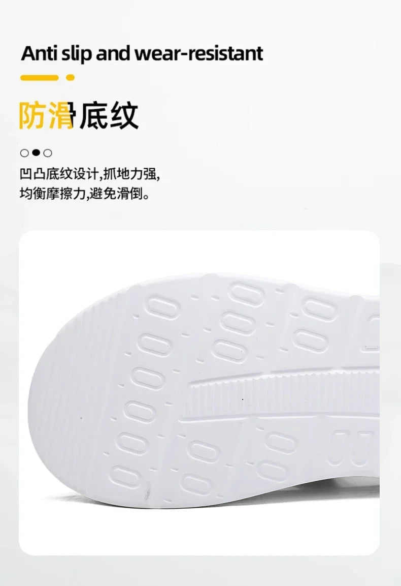 Men’s Summer Beach Slippers – 2024 Non-Slip Slides and Flip Flops for Indoor or Outdoor Wear