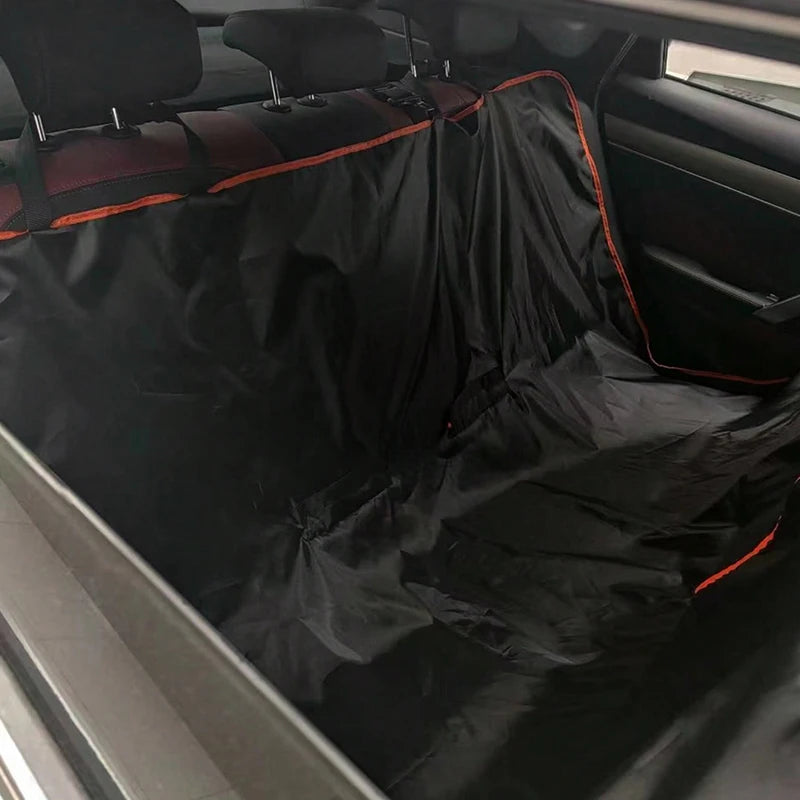 Dog Car Seat Cover for Back Seat – Oxford Cloth Durable Scratchproof Hammock and Pet Seat Protector for Cars, Trucks and SUVs