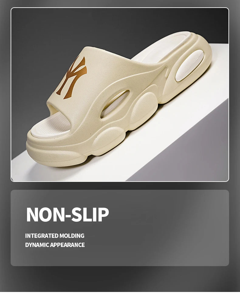 Men’s Platform EVA Slippers – Thick-Soled Non-Slip Indoor Outdoor Slides & Fashion Flip Flops