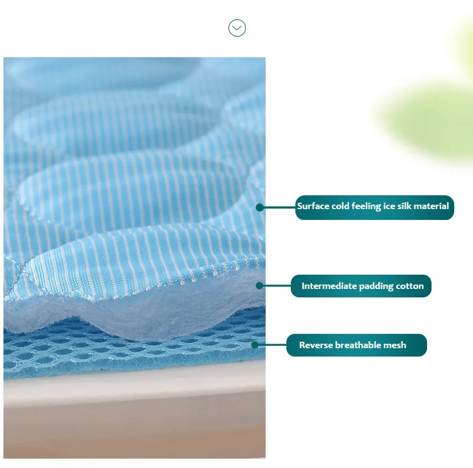 Extra Large Dog Cooling Mat – Summer Cold Bed for Small & Large Dogs, Cats, and Pets
