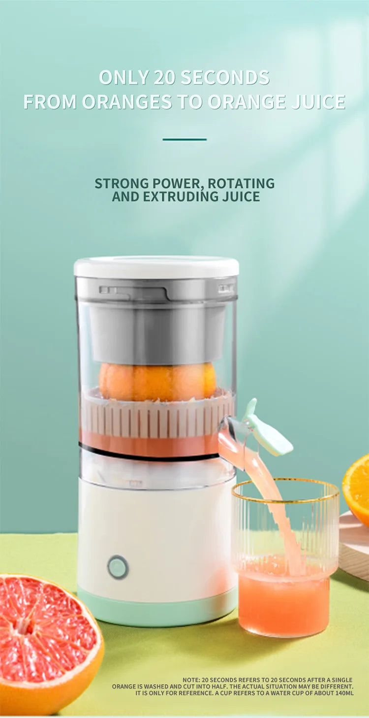 Fully Automatic Fruit Juicer Portable Household Juice Machine with Residue Separation