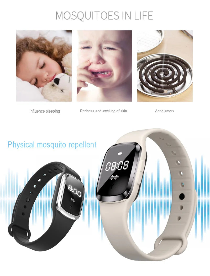 Anti-Mosquito Wristband – Ultrasonic Protection