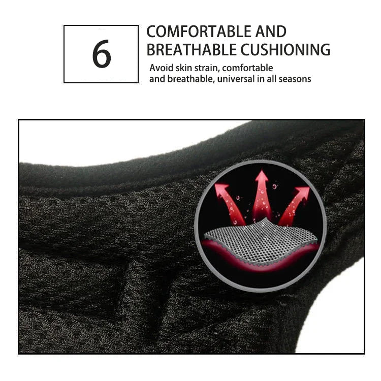 Adjustable Dog Harness – Quick Release, Breathable Nylon Vest for Pets