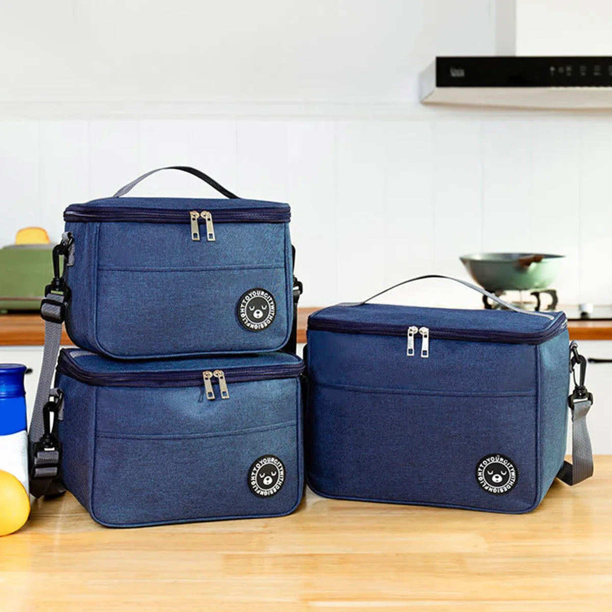 Thermal Insulated Lunch Bag – Waterproof, Thickened, Large Capacity with Adjustable Strap