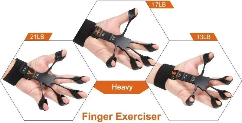 Silicone Finger Trainer – 5 Finger Hand & Wrist Stretcher for Strength and Recovery