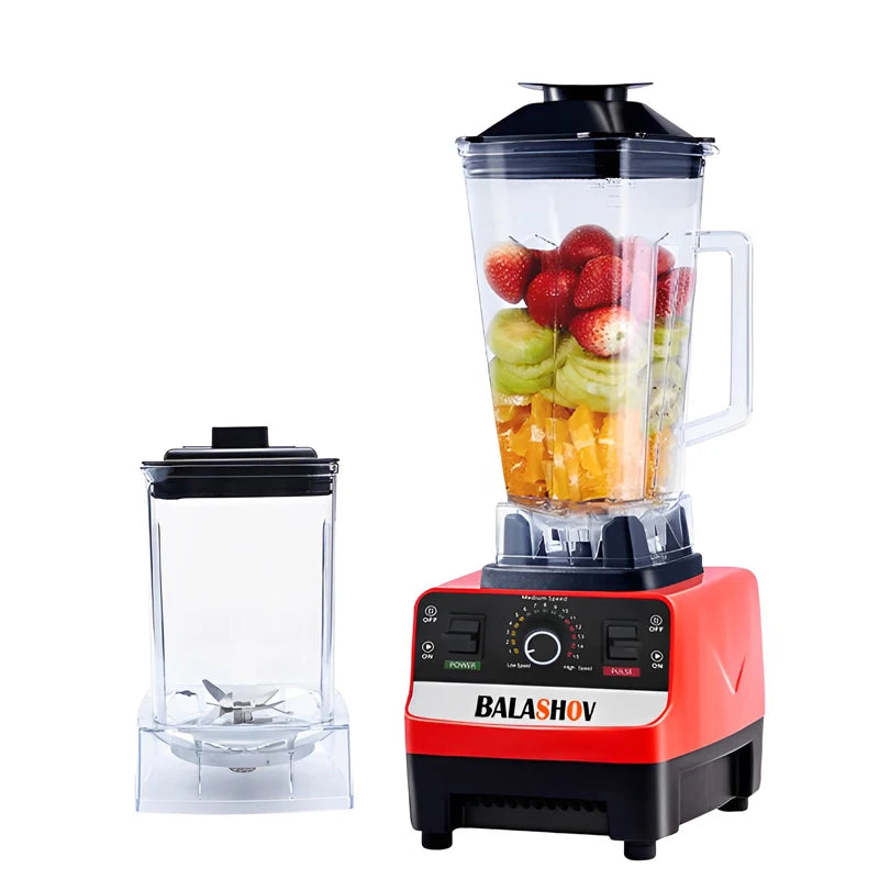 2000W Heavy-Duty Commercial Blender – High-Power Juicer and Food Processor for Ice, Smoothies, and Kitchen Use – BPA-Free