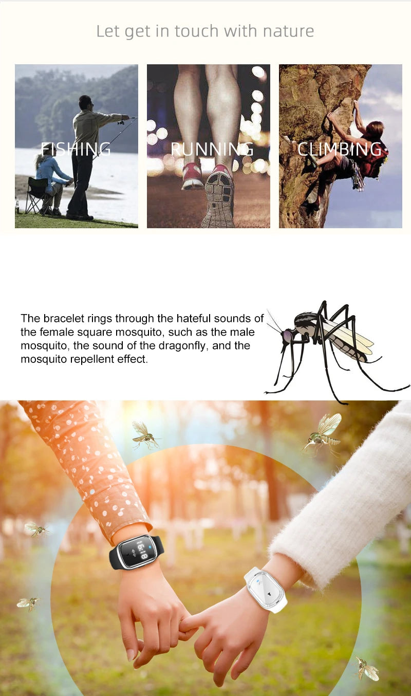 Anti-Mosquito Wristband – Ultrasonic Protection