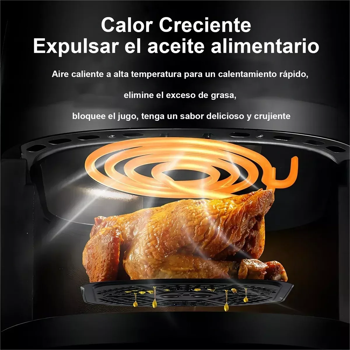 8L Digital Air Fryer – Touch Control, Healthy Cooking