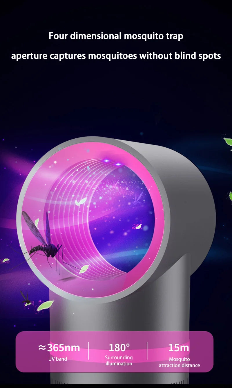 Ion Purification Mosquito Killer Lamp – Portable Mini USB Rechargeable