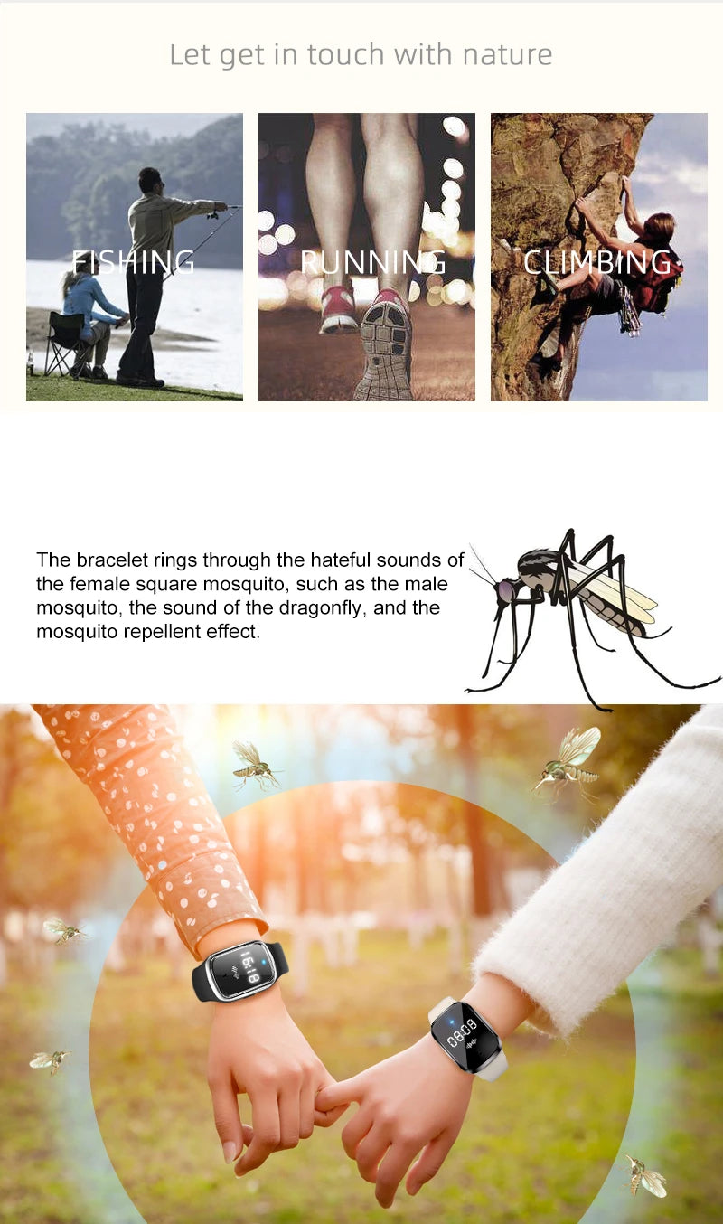 Anti-Mosquito Wristband – Ultrasonic Protection