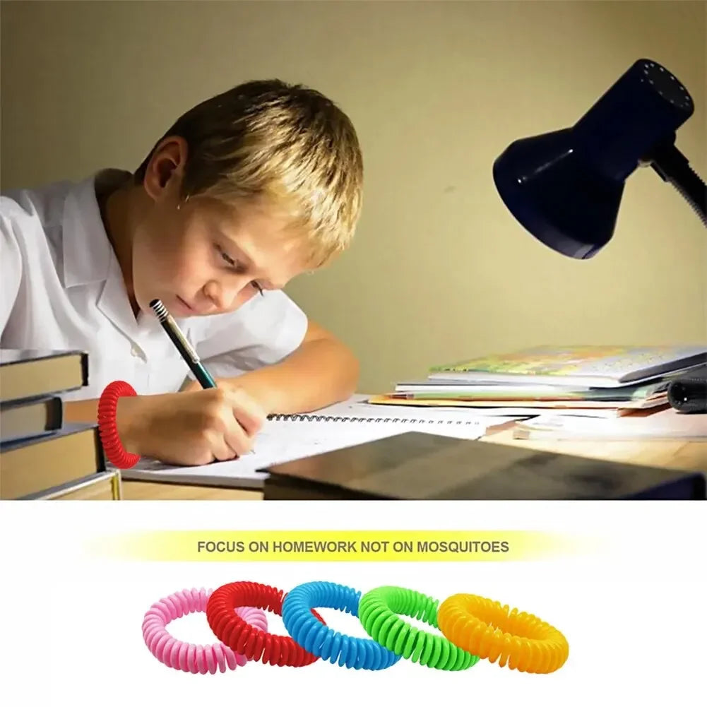 Waterproof Citronella Mosquito Repellent Wristbands β 10 Pack with 6 Patches