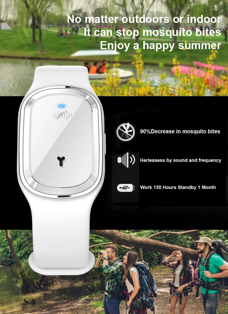 Anti-Mosquito Wristband – Ultrasonic Protection