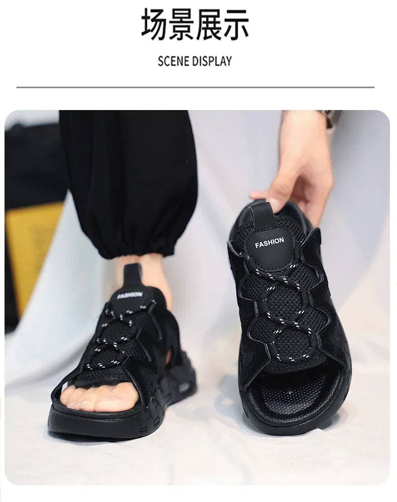 Men’s Summer Beach Slippers – 2024 Non-Slip Slides and Flip Flops for Indoor or Outdoor Wear